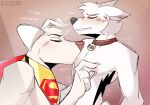 alien anthro aroused bite biting_another blush bolt_(bolt) bolt_(film) breast_grab breast_play breasts breathing breathing_noises canid canine canis cape cape_only cheek_tuft clothing collar collar_only comic dc_league_of_super-pets disney domestic_dog duo emotional erect_nipples facial_tuft femboy fluffy fluffy_ears fluffy_hair hair hand_on_breast hero hi_res kiss_mark kissing krypto krypto_the_superdog kryptonian looking_pleasured male male/male mammal mostly_nude muscular muscular_anthro muscular_male nipple_fetish nipple_play nipple_suck nipples nude orgasm orgasm_face romantic romantic_couple science_fiction sex shaking shivering shy size_difference space spacesuit sucking superdog superhero superhero_costume superman_logo superpet symbol symbol_on_clothing teasing teasing_partner throbbing tuft walk-w-igny