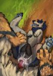 anal anal_knotting anal_penetration anal_tugging anatomically_correct anatomically_correct_genitalia anatomically_correct_penis anatomically_correct_vulva animal_genitalia animal_penis animal_vulva anus arcanine ass_up blurred_background bodily_fluids canid canine canine_genitalia canine_penis canine_vulva canis cum cum_inside dominant duo el_kyze erection female female_penetrated feral feral_on_feral feral_penetrated feral_penetrating feral_penetrating_feral frosty_(frosty_boyo) fur generation_1_pokemon genital_fluids genitals grey_body grey_fur hi_res high-angle_view huge_penetration knot knot_root knot_tugging knotted_penis knotting larger_dom leaking_cum male male/female male_penetrating male_penetrating_female mammal nintendo orange_body orange_fur pawpads penetration penile penile_penetration penis pokemon pokemon_(species) sex sheath size_difference smaller_penetrated solo_focus tongue tongue_out vulva wolf