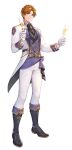  1boy absurdres alcohol artist_request ascot belt black_ascot black_boots boots brown_hair champagne champagne_flute clause_(king's_raid) commentary_request cup drinking_glass english_commentary fold-over_boots full_body gem gloves gold_trim green_eyes grey_belt grey_vest highres holding holding_cup jacket king's_raid korean_commentary long_sleeves mixed-language_commentary official_alternate_costume official_art pants purple_boots purple_gem purple_sash purple_vest sash second-party_source shirt short_hair smile solo suit suit_jacket tailcoat vest white_gloves white_jacket white_pants white_shirt white_suit 