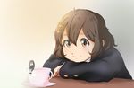  bad_id bad_pixiv_id brown_eyes cup hirasawa_yui k-on! kanau minigirl multiple_girls nakano_azusa sakuragaoka_high_school_uniform school_uniform short_hair teacup 