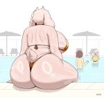  2026 absurd_res ambiguous_gender anthro artist_name asriel_dreemurr ball beach_ball big_breasts big_butt bikini biped boss_monster_(undertale) bovid breasts butt caprine choker clothing digital_drawing_(artwork) digital_media_(artwork) eyes_closed female fur glistening glistening_body goat gold_(metal) gold_bikini gold_choker gold_jewelry gold_necklace golden_week group hi_res horn huge_breasts huge_butt human inflatable jewelry male mammal mature_anthro mature_female mossist mother_(lore) mother_and_child_(lore) mother_and_son_(lore) necklace parent_(lore) parent_and_child_(lore) parent_and_son_(lore) partially_submerged poolside rear_view side_boob son_(lore) string_bikini swimming_pool swimwear tail text toriel trio two-piece_swimsuit umbrella undertale undertale_(series) water wet wet_body white_body white_fur 