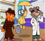  animated animated_gif bear blue_eyes commentary commentary_request doctor green_eyes highres non-web_source patcher_(toons_universe) roblox squid squiddle tadpole tadpole_tail tail teipo_(toons_universe) toons_universe 