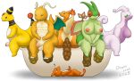 ampharos anthro anus areola bathtub black_eyes blue_eyes bodily_fluids breasts brown_eyes butt charizard charmeleon dragon dragonite drain_scat eyes_closed feces feces_in_ass female flygon generation_1_pokemon generation_2_pokemon generation_3_pokemon generation_6_pokemon genitals goodra green_body group half-closed_eyes hi_res holding_penis humanoid_genitalia humanoid_penis looking_down lying male male/female male/male multicolored_body mythological_creature mythological_scalie mythology narrowed_eyes nintendo nipples nude on_back orange_body penis pink_areola pink_nipples pokemon pokemon_(species) pooping pooping_together purple_body red_body red_eyes reptile scalie scatplay simple_background sitting sitting_on_bathtub sweat tail tan_body two_tone_body white_background wings x-ray_view yellow_body