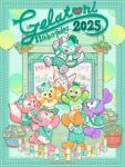  3boys 4girls animal_ear_hairband animal_ears ayanosuke_e bear_boy bear_ear_hairband bear_ears bear_girl cookieann duffy_and_friends duffy_the_disney_bear fake_animal_ears fox full_body furry furry_female gelatoni green_fur hairband highres linabell long_sleeves looking_at_viewer multiple_boys multiple_girls olu_mel rabbit_ears rabbit_girl shelliemay shirt smile standing stellalou stuffed_animal stuffed_toy turtle turtle_boy 