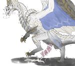 2024 animal_genitalia animal_penis blue_wings bodily_fluids breath capcom censored claws cloaca cloacal_penis colored cum cum_on_ground cum_splash cum_spurt cumshot digital_media_(artwork) ear_frill ejaculation elder_dragon feral frill_(anatomy) genital_fluids genital_slit genitals grey_body grey_scales hi_res horn krypton_(artist) looking_back lying male membrane_(anatomy) monster_hunter panting penis pink_penis primordial_malzeno raised_leg red_eyes scales shaded shadow simple_background sketch solo standing sweat tail tailbutt tremble_spikes vein veiny_penis white_body white_scales wings yellow_horn