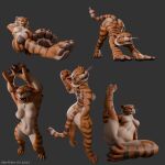  3d_(artwork) 4_fingers 4_toes absurd_res all_fours anthro arched_back black_body black_fur blender_(artwork) blender_cycles_(artwork) character_collage cheek_tuft claw_toes digital_media_(artwork) dreamworks facial_tuft feet felid female fingers foot_focus fur hand_on_hip hands_behind_head hi_res kung_fu_panda looking_at_viewer mammal master_tigress muscular muscular_anthro muscular_female one_leg_up open_mouth orange_body orange_fur pantherine pawpads paws raised_leg simple_background sitting smile solo spread_legs spreading stretching striped_body striped_fur stripes tail teeth tiger toes tongue tongue_out tuft uberpuber whiskers white_body white_fur yawn 
