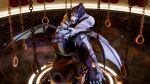  anal anthro ball_gag bdsm blindfold blizzard_entertainment breeding_mount canid chain cuff_(restraint) dominant dominant_anthro dracthyr dragon european_mythology gag hi_res horn male male/male male_on_anthro mammal mythological_creature mythological_scalie mythology penetration perromalo restraints scalie shackles straps tail tail_coil warcraft werecanid werecreature western_dragon wings worgen 