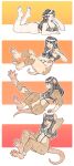 after_transformation anthro big_butt bikini black_hair breasts brown_body brown_fur butt cleavage clothed clothing cuppalion female female_anthro female_human fur fur_growth growth hair hand_behind_head hi_res human human_to_anthro long_hair lying mammal mid_transformation mouse murid murine on_front rodent sitting solo species_transformation swimwear tail tail_growth transformation transformation_sequence two-piece_swimsuit wide_hips