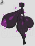  areola big_breasts big_butt black_body breasts butt darkhcat enderman female genitals hi_res huge_breasts huge_butt huge_hips huge_thighs humanoid hyper hyper_breasts microsoft minecraft mojang nipples not_furry nude purple_areola purple_eyes purple_nipples solo thick_thighs vulva wide_hips xbox_game_studios 