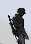  1boy absurdres ak-74m assault_rifle commentary english_commentary gloves gun helmet highres kalashnikov_rifle kobayashi_niki military original rifle standing ukraine weapon 