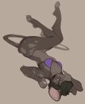 2026 absurd_res anthro bikini biped breasts bulochka claws clothed clothed_anthro clothed_female clothing countershade_torso countershading digital_drawing_(artwork) digital_media_(artwork) dipodomyine feet female fingers fur hair heteromyid hi_res kangaroo_mouse looking_at_viewer lying mammal mouse murid murine navel on_back rodent simple_background smile solo swimwear tail toes two-piece_swimsuit whiskers yaz_(thetak)