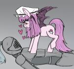 2023 4chan_anon alternate_species armor bat_wings biped black_souls_(game) black_wings blush bodily_fluids clothed clothed_human clothed_male clothing cutie_mark digital_drawing_(artwork) digital_media_(artwork) dominant dominant_female dominant_feral duo english_description equid equine eye_through_hair eyebrow_through_hair eyebrows eyelashes eyelashes_through_hair faceless_character faceless_human faceless_male female female_feral feral feralized full-length_portrait fully_clothed fully_clothed_human fully_clothed_male fur furrification grimm_(black_souls) hair hasbro head_wings headgear headgear_only headwear headwear_only heart_reaction heart_symbol hearts_around_head horse human looking_at_another looking_at_partner lying maid_headdress male male_human mammal mane membrane_(anatomy) membranous_wings mostly_nude mostly_nude_female mostly_nude_feral my_little_pony nervous nervous_sweat on_back on_ground one_leg_up pink_blush pink_body pink_eyes pink_fur pink_mane pink_tail plate_armor plume pointy_ears ponification pony portrait prick_ears pupils quadruped raised_leg side_view slim_female slim_feral slim_human slim_male slit_pupils smile smiling_at_another smiling_at_partner snout standing standing_on_another standing_on_partner succubus sweat sweaty_face tail thick_eyelashes translucent translucent_hair unknown_artist unusual_wing_placement victoria_(black_souls) visor_helmet white_headdress wings