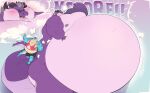 2025 air_inflation anthro backwards_cap belly big_belly bloated bottomwear clothing crocodile crocodilian dragon duo english_text flexing flexing_bicep hi_res inflation lesco_(grape_derg) male male/male massiveguild musclegut muscular mythological_creature mythological_scalie mythology puffed_cheeks pump_(massiveguild) reptile scalie shirt shorts tank_top text topwear