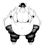 2024 5_fingers absurd_res anthro areola areola_slip arms_bent beanie belly big_belly big_breasts bite biting_lip biting_own_lip black_beanie black_bra black_clothing black_fingerless_gloves black_gloves black_handwear black_hat black_headwear black_legwear black_nose black_thigh_highs black_underwear bra breasts clothed clothed_anthro clothed_female clothing comedii curvy_figure digital_drawing_(artwork) digital_media_(artwork) domestic_cat english_description fat_arms fat_legs felid feline felis female fingerless_gloves fingers footwear front_view full-length_portrait fur gloves greyscale hair handwear hat headgear headwear hi_res huge_belly huge_breasts huge_thighs legwear long_hair looking_at_viewer mammal monochrome morbidly_obese morbidly_obese_anthro morbidly_obese_female motion_lines navel obese obese_anthro obese_female overweight overweight_anthro overweight_female portrait self_bite shaded shadowed_eyes shoes simple_background small_nose solo sweater thick_thighs thigh_highs topwear underwear white_areola white_background white_body white_clothing white_eyes white_footwear white_fur white_hair white_shoes