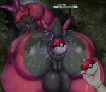 anal anal_penetration anus balls big_butt bodily_fluids butt feral first_person_view forest_background gameplay_mechanics generation_5_pokemon genitals gui health_bar hi_res horn human human_pov level_number looking_back male male_feral mammal markings multicolored_body narrowed_eyes nintendo object_in_ass open_mouth patricks3n penetration pokeball pokemon pokemon_(species) pov_hands rear_view scolipede small_tail tail thick_thighs