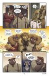 5_panel_comic absurd_res after_anal after_sex aldrich_haynes_(thepurp) anthro anus armpit_hair balls black_text blake_harper_(thepurp) bodily_fluids body_hair bottomless bottomless_anthro bottomless_male bow_tie canid canine canis clothed clothing comic cum cum_in_ass cum_inside cum_on_another cum_on_balls cum_on_belly cum_on_body cum_on_chest cum_on_penis dialogue digital_media_(artwork) dobermann domestic_dog duo english_text eyebrows felid finn_(thepurp) fur gaping gaping_anus genital_fluids genitals group hi_res hudson_(thepurp) humanoid_genitalia humanoid_penis lagomorph leporid lion looking_at_another male male/male male_penetrated mammal marcus_(thepurp) muscular muscular_anthro muscular_male nipples nude nude_anthro nude_male open_mouth pantherine penetration penis pinscher procyonid rabbit raccoon speech_bubble suid suine sus_(pig) suspenders tail talking_to_another teeth text thepurp topwear topwear_only wild_boar