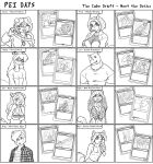 ailurid ambiguous_gender animal_print anthro big_breasts bottomwear box breasts canid canine clothed clothing comic container dialogue digital_media_(artwork) english_text female footwear gastropod group hair hasbro hi_res high_heels leopard_print looking_at_viewer magic:_the_gathering male mammal mayim mollusk monochrome muscular muscular_anthro muscular_male mustelid musteline open_mouth piercing procyonid profanity raccoon red_panda rhinoceros sherri_mayim sherrimayim shoes skirt slug smile stoat tail teeth text thick_thighs tongue true_musteline weasel wizards_of_the_coast