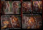 absurd_res antennae_(anatomy) anthro arthropod asphyxiation assassin bee big_breasts big_butt blood blush bodily_fluids breasts butt carabiner choking cleaver_(knife) clothed clothing comic cutlery death dialogue duo english_text female fur garrote garrote_wire glistening glowing gore gore_focus group gun hair hi_res holster hunnykill hymenopteran insect khalfy_kun killing kitchen_knife kitchen_utensils knife mammal melee_weapon open_mouth pup_bee ranged_weapon rebekah_(khalfy_kun) self-harm serial_killer smile snuff speech_bubble tail teeth text thick_thighs tongue tools topwear trio weapon wings yellow_body