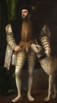 1533 16th_century 5_fingers absurd_res ambiguous_feral ambiguous_gender ancient_art beard biped canid canine canis charles_v claws cloak clothed clothed_human clothed_male clothing codpiece collar curtains detailed_background domestic_dog doublet duo facial_hair feral finger_claws fingers floppy_ears folded_ears fur_trim_(clothing) hand_on_hip hat hat_feather headgear headwear hi_res holding_collar holding_object human humanoid_hands inside jewelry leggings legwear looking_up_at_another loose_feather male male_human mammal mustache necklace oil_painting_(artwork) painting_(artwork) puffy_sleeves quadruped redraw standing tassels tiziano_vecellio traditional_media_(artwork) traditional_painting_(artwork)