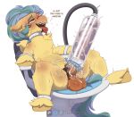 absurd_res ahegao animal_genitalia avery-valentine balls big_balls big_penis blush bodily_fluids bound cum cumshot digital_media_(artwork) ejaculation equid equine equine_genitalia erection feral fur genital_fluids genitals hair hasbro hi_res horse legs_tied looking_pleasured machine male mammal milking_machine milking_machine_on_male my_little_pony mythological_creature mythological_equine mythology open_mouth orgasm pegasus penile penis penis_milking penis_milking_machine pony solo text tongue tongue_out wings yellow_body yellow_fur