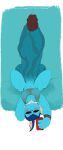 absurd_res alternate_version_at_source anthro balls big_balls big_penis bodily_fluids bottomless clothed clothing eevee_bros_(modca) eeveelution generation_1_pokemon genital_fluids genitals girthy hi_res huge_balls huge_penis hyper hyper_genitalia hyper_penis lumiink lying male nintendo on_back penis pokemon pokemon_(species) precum solo sweat thick_penis translucent translucent_clothing vaporeon vein veiny_balls veiny_penis