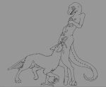2026 animal_genitalia animal_penis anthro anthro_on_feral anthro_penetrated avian balls beak beak_fetish beak_fuck beak_play beak_sex bestiality black_and_white bodily_fluids bottle breasts canine_genitalia canine_penis claws container einin feathers female feral feral_penetrating genital_fluids genitals gryphon knot_in_sheath lizard long_tail male male/female monochrome mythological_avian mythological_creature mythology nipples open_mouth oral penetration penis reptile scalie sex sheath snout_fuck tail tail_feathers teeth vaginal_fluids