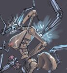 2026 areola b1_battle_droid battle_droid big_areola big_breasts breasts curvy_figure digital_drawing_(artwork) digital_media_(artwork) female glistening glistening_body glistening_breasts hi_res huge_areola huge_breasts humanoid machine nipples non-mammal_nipples nude nude_female nude_humanoid robot robot_humanoid robot_joints sakamtosng solo star_wars voluptuous voluptuous_anthro voluptuous_female