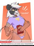 2026 3:4 anthro biped breasts claws clothed clothed_anthro clothed_female clothing digital_drawing_(artwork) digital_media_(artwork) english_text female fingers front_view fur hair hi_res madbeak mammal murid murine panties rat rodent shirt simple_background solo standing tail teeth text tongue topwear underwear