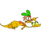 anal animated anthro balls beeg_lizard bestiality big_balls digital_media_(artwork) duo feral genitals humping male male/male melee_weapon mount mount/rider_relations pixel_(artwork) pixel_animation poko_(species) power_bottom rider roksim sword veggiefolk weapon