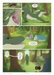 5_panel_comic abdominal_bulge after_vore apode armorine artist_name back_spikes being_watched black_sclera bodily_fluids camping_tent comic day dialogue draconcopode dragon duo end_page english_text eyes_closed female feral forest green_body green_scales head_horn head_spikes hi_res horn legless looking_at_another male mouth_shot multiple_scenes mythological_creature mythological_scalie mythology naga neck_spikes open_mouth outside page_number plant quadruped red_eyes saliva saliva_string scales scalie serpentine sharp_teeth spikes spikes_(anatomy) stretching_arms sylvaine_(armorine) tail talking_feral talking_to_self teardrop tears teeth terren_(armorine) text the_end tongue tree vore walking wingless_dragon yawn