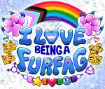 2026 ambiguous_form bisexual_pride_colors blue_background bracelet canid canine canis claws confetti danneroni domestic_cat domestic_dog english_text eyelashes felid feline felis female female/female fur gender_symbol group happy heart_symbol hi_res homophobic_slur jewelry lesbian_pride_colors lgbt_pride lgbt_pride_month looking_at_another love male male/male mammal nonbinary_pride_colors open_mouth open_smile pawpads peace_symbol pride_colors progress_pride_colors rainbow_pride_colors reaction_image simple_background slur smile sparkles symbol text therian_symbol toony transgender_pride_colors transgender_symbol tuft vincian_pride_colors watermark