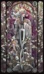 ambiguous_gender armor art_nouveau blonde_hair clothed clothing elf english_description fantasy_weapon female flower fully_clothed group hair hi_res holding_musical_instrument holding_object humanoid hylian kingcael kneeling link majora's_mask makeup male mask melee_weapon musical_instrument nintendo not_furry ocarina plant pointy_ears princess_zelda rock shirt standing sword the_legend_of_zelda topwear tunic weapon wearing_mask wind_instrument