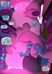 abdominal_bulge anthro bestiality blue_body blue_eyes blue_skin blush blush_lines bodily_fluids breaking_the_fourth_wall circe_(pankallisti) comic cum cum_from_mouth cum_in_mouth cum_in_vagina cum_inside cum_through cum_vomit dialogue duo english_text extreme_penetration extreme_size_difference female female_feral female_pov feral feral_penetrated first_person_view fleshlight_position genital_fluids genitals hi_res in_hand larger_anthro larger_male male male/female mammal micro murid murine neck_bulge one_handed_carry pankallisti penetrated_pov penetration penis pink_body pink_penis pink_skin prosthetic prosthetic_arm prosthetic_limb rat receiving_pov rodent size_difference smaller_female smaller_feral smaller_penetrated speech_bubble submissive submissive_pov text vaginal_fluids