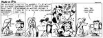 2026 4_panel_comic afghan_hound anthro attack beverage black_and_white body_hair bottomwear bovid broom butter canid canine canis caprine casual_clothing cleaning_tool clothed clothed_anthro clothed_female clothing coffee cole_(mellodillo) comic dairy_products dialogue domestic_cat domestic_dog dwarfism ear_piercing ear_ring english_text eyewear felid feline felis female food fully_clothed fully_clothed_anthro fully_clothed_female glasses goat group gwen_(mellodillo) hair hairy_legs hi_res hilda_(mellodillo) horn hunting_dog leg_hair long_hair magic_user mammal markings mellodillo memory mole_(marking) monochrome multiple_scenes pancake piercing ring_piercing shorts sighthound smile speech_bubble syrup text thought thought_bubble thoughts trio wearing_glasses witch x_eyes