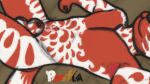 16:9 4k absurd_res animal_genitalia anthro armpit_hair artist_logo artist_name body_hair canid canine canine_genitalia fox genitals hi_res logo male mammal navel pookashifts selfie sheath signature simple_background sketch text white_body widescreen