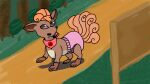 clothed clothing diaper explorer female feral generation_1_pokemon hi_res nintendo pokemon pokemon_(species) pokemon_mystery_dungeon sally_daskunk solo spike_chunsoft vulpix wearing_diaper