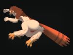 2026 accipitrid accipitriform andromorph andromorph_anthro anthro avian beak beak_closed bird black_background black_eyes brown_body brown_feathers buteo buteoposting butt chickenhawk closed_smile feathers full-length_portrait genitals grey_talons hi_res humanoid_genitalia humanoid_vulva intersex intersex_anthro lying mouth_closed nude_andromorph nude_anthro on_side orange_beak orange_scutes portrait red-tailed_hawk scutes simple_background smile solo tan_body tan_feathers trans_(lore) trans_man_(lore) vulva