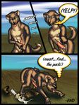  canine comic english_text feral invalid_tag male mammal penis soty text transformation wolf 