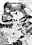  1boy 1girl anal bad_id bad_pixiv_id bar_censor blunt_bangs bob_cut bodysuit breasts censored cum delta_9 dildo ejaculating_while_penetrated ejaculation erection eyeliner facial_mark fate/grand_order fate_(series) genderswap genderswap_(ftm) greyscale handjob handsfree_ejaculation headpiece hetero highres horns identical_genderswap large_breasts licking_lips loincloth makeup male_penetrated minamoto_no_raikou_(fate) monochrome multiple_boys oni open_mouth parted_bangs pegging penis reach-around revealing_clothes rope saliva scared sex_toy short_hair shuten_douji_(fate) skin-covered_horns strap-on studs symbol-shaped_pupils tattoo tearing_clothes tearing_up testicles tongue tongue_out torn_clothes trap 