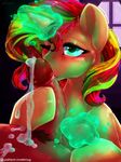  2015 balls blush cum cum_on_self dimwitdog duo equestria_girls equine faceless_male female feral friendship_is_magic glowing hair horn human inside magic male male/female mammal multicolored_hair my_little_pony one_eye_closed penis sunset_shimmer_(eg) two_tone_hair unicorn 