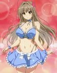  :o alternate_costume alternate_hairstyle amagi_brilliant_park antenna_hair artist_request blush bow bra bracelet breasts brown_eyes brown_hair choker cleavage collarbone cosplay costume cowboy_shot flower frills gradient gradient_background hair_flower hair_intakes hair_ornament halterneck jewelry large_breasts lens_flare long_hair looking_down midriff miniskirt multicolored multicolored_background muse_(amaburi) muse_(amaburi)_(cosplay) navel open_mouth pleated_skirt screencap sento_isuzu simple_background skirt solo source_request sparkle standing thigh_gap underwear very_long_hair wrist_cuffs yellow_eyes 