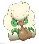  big_breasts breasts brown_eyes female huztar looking_at_viewer nintendo pok&eacute;mon solo tongue video_games whimsicott 