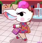  animal_crossing cervine clothed clothing deer diana_(animal_crossing) female mammal nintendo solo unknown_artist video_games 