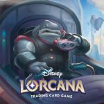  1boy absurdres alien binoculars cockpit copyright_name disney disney_lorcana english_commentary english_text gantu_(disney) highres holding holding_binoculars lilo_&amp;_stitch looking_down looking_to_the_side luis_huerta official_art open_mouth sitting 