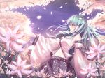  detached_sleeves frog green_hair hair_ornament kochiya_sanae long_hair non_(nobu) snake solo touhou yellow_eyes 