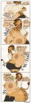 absurd_res anthro arctic_(awolf1203) areola big_breasts breasts burping canid canine canis clothing comic digestion digestion_noises digestion_sequence english_text eyewear female female_anthro female_pred giraffe giraffid goggles hi_res huge_breasts imminent_vore implied_disposal itskorrie larger_pred male male_prey mammal navel nipples oral_vore prey_imprint size_difference swallowing tail tail_tuft tan_areola tan_nipples text tuft vore wolf