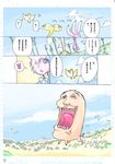  bigger_version_at_the_source blue_eyes comic female fur japanaese_text kemono lagomorph mammal pink_fur rabbit text translation_request 黒井もやもや 