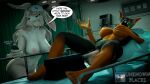 16:9 2026 3d_(artwork) 5_fingers 5_toes anthro areola arm_tuft bed bed_sheet bedding black_body black_fur black_sclera blue_curtains blue_pillow blue_pupils breast_grab breasts brown_body brown_fur buckteeth canid canine canis clothing controller dialogue digital_media_(artwork) dildo dobermann dobermann_(petruz) domestic_dog drugged drugged_sex drugs english_text eye_patch eyewear feet female female/female fingers fucking_machine fur furniture gas_mask genitals glowing_pupils hair hand_on_breast handcuffed_to_bed hat hat_only headgear headgear_only headwear headwear_only hi_res holding_breast holding_controller holding_object holding_remote_control hospital_bed hospital_room humanoid_feet lagomorph leporid long_hair looking_at_another looking_at_partner lying machine mammal mask mind_control mostly_nude multicolored_body multicolored_fur navel nipples nude nude_anthro nude_female nurse_clothing nurse_headwear on_back penetration pillow pink_areola pink_nipples pink_pupils pink_vulva pinscher plantigrade pressing_button pupils rabbit rabbit_(petruz) remote_control scut_tail sex_toy short_tail shoulder_tuft speech_bubble substance_intoxication tail teeth text toes tuft two_tone_body two_tone_fur unknownplaces vaginal vaginal_penetration vulva watermark white_body white_dildo white_fur widescreen
