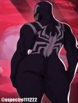 2024 3:4 abstract_background alien alien_humanoid artist_name athletic athletic_female athletic_humanoid big_butt big_eyes biped black_body butt curvy_figure dark_body digital_drawing_(artwork) digital_media_(artwork) emblem empty_eyes espectro111222 female grin gums hi_res humanoid light_body marvel multicolored_body not_furry nude nude_female nude_humanoid portrait rear_view sharp_teeth she-venom showing_teeth smile solo standing symbiote teeth text thick_neck thick_thighs three-quarter_portrait toothy_grin two_tone_body white_body white_eyes white_text