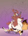absurd_res anus artan_(artankatana) balls big_balls big_breasts big_penis bodily_fluids breasts canid canine cum cum_in_vagina cum_inflated_belly cum_inflation cum_inside dominant dominant_female face_in_breasts female female_on_top fennec_fox fox generation_5_pokemon genital_fluids genitals hi_res huge_balls huge_breasts huge_hips huge_penis huge_thighs inflation legendary_pokemon male male/female mammal nightingale_(nightingale_sarraja) nintendo on_top penis pokemon pokemon_(species) raised_tail sajik side_boob size_difference size_play smaller_male straddling straddling_lap straddling_penis tail thick_thighs true_fox virizion vulva wide_hips